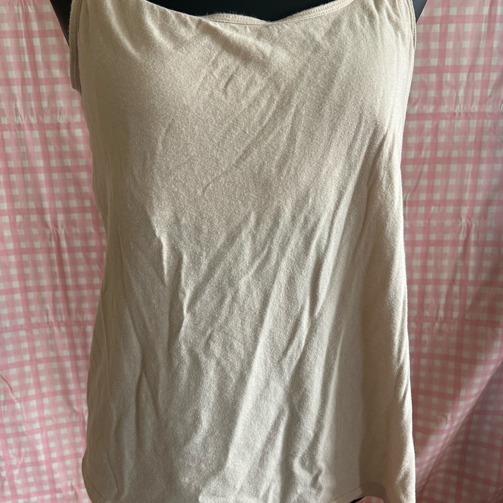 Old Navy Light Cream Scoop Neck Camisole